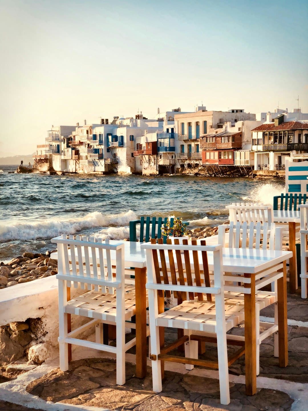 Saxophone at a destination wedding in Mykonos Greece